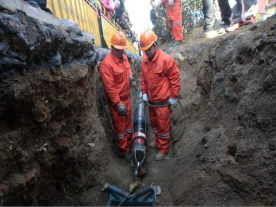 潍坊燃气管道“穿管”工程用膨润土配置护壁泥浆成功案例